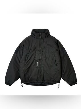 Palace Soft Jacket Black FW25 - Men's Size Large Full Zip Logo Patch Warm Up